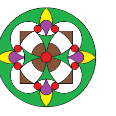 Renkli Geometrik Desen İncelemesi - Mandala Çizim Teknikleri