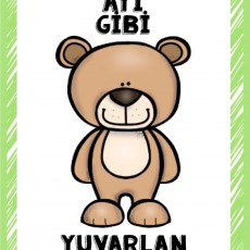 AYI GİBİ YUVARLAN  - Eğitici Hayvanlar İfadesi