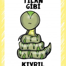 Yılan Gibi Kıvrıl - Eğitim Materyali