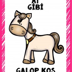 At Gibi Galop Koş Hayvan Eğitimi