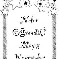 Neler Ögrendik? Mayıs Kavramlar - Eğitim Materyali