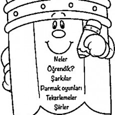 Ekim Ayı Eğitim Materyali: Neler Öğrendik? Şarkılar, Parmak Oyunları, Tekerlemeler, Şiirler