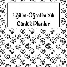 Eğitim Öğretim Yılı Günlük Planlar - Eğitim Materyali