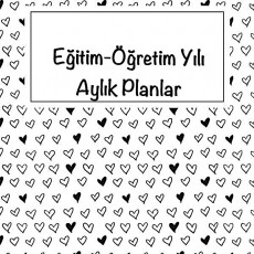 Eğitim-Öğretim Yılı Aylık Planlar