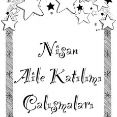 Nisan Aile Katılım Çalışmaları - Aylık Etkinlik Planı