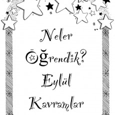 Eyl�l Kavramlar� renmeler