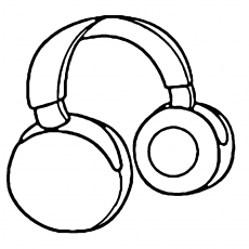 Kulaklık Çizimi - Müzik ve Ses Dinleme Araçları