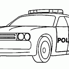 POLİS ARAÇLARI | POLICE CAR ÇİZİMİ - Eğitici Boyama Sayfası