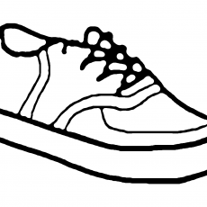 Koşu Ayakkabısı (Shoe) - Eğitici Çizim