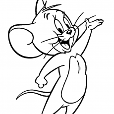 Jerry Mouse Karikatürü Çizim