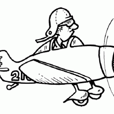 Çizgi Film Uçağı ve Pilot - Öğrenme ve Eğlence