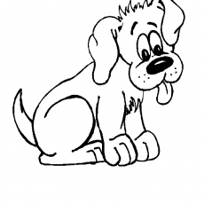 Sevimli Köpek Çizimi - Eğitici Boyama Etkinliği