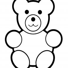 Sevimli Ayıcık Coloring Page - Eğlenceli Boyama Etkinliği