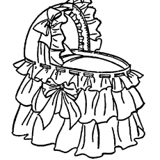 Feminine Decorative Chair Design with Bow and Ruffles