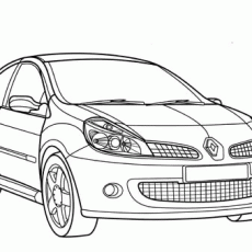 Renault Araba Teknik Çizimi - Teknik Resim Altyapısı