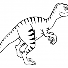 Dinozor Çizimi - İlkokul İçin Eğitsel Boyama Materyali