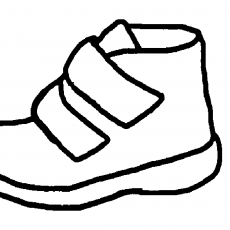 Sandal Çizimi - 1 (Bir adet sandal)