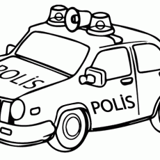 Polis Aracı Çizimi - Eğitim Materyali
