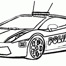 POLIZIA Lamborghini Gallardo 1 (Bir) Şematik Polisin Aracı