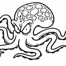 Octopus Illustrations: Sea Life Art with Eight Tentacles