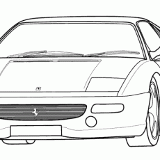 Ferrari Araç Çizimi - Sportif Arabalar ve Tasarım Konsepti