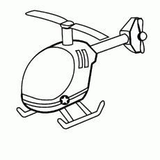 Çizgi Film Tarzı Helikopter Çizimi - Eğitim Materyali
