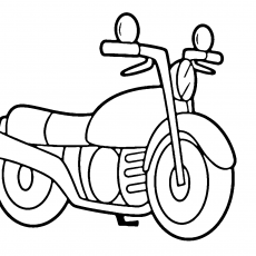 Çizgi Film Tarzında Motosiklet Çizimi - Eğitim Materyali