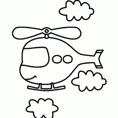 Helikopter ve Bulutlar: Eğitici Çizim