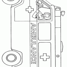 Ambulans Aracı Çizimi: Ambulance (Yazıyla), Sağlık, Acil Yardım