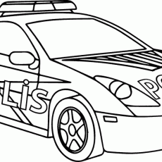 Polis Aracı Çizimi - Eğitim Materyali
