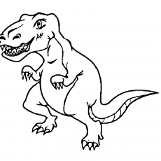 T-Rex Çizim: Dinozoru Öğrenme Materyali