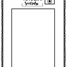 PHOTO FRAME TEMPLATE FOR CREATIVITY ACTIVITY
