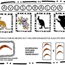 Avustralya Hayvanları ve Bumerang Eşleştirme Etkinliği