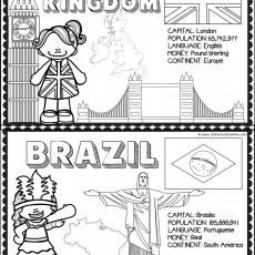 United Kingdom and Brazil Educational Comparison: Population, Language, Currency, and Continent
