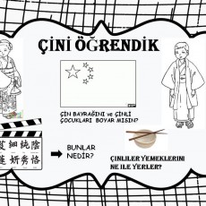 Çin Kültürü ve Çocuklar İçin Boyama Etkinliği
