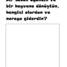 Hayvan Dönüşümü ve Hayal Gücü Etkinliği