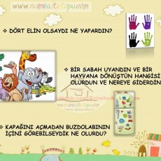Çocuklara Yaratıcı Düşünmeyi Teşvik Eden Eğlenceli Sorular ve Hayvan Çizimleri