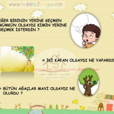 Eğlenceli Hayal Gücü Soruları: Geçmiş, Kafalar ve Renkli Ağaçlar