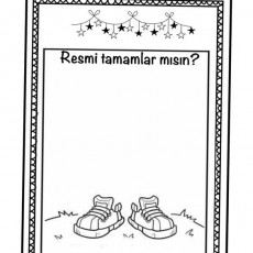 Resmi Tamamlar Misin? | Boyama Etkinliği | Çocuklar için Eğitici Materyal
