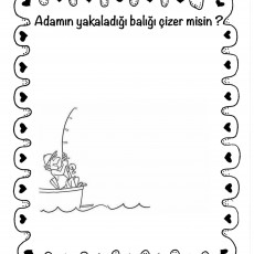 Çizim Etkinliği: Balık Çizimi ve Hayal Gücü Geliştirme
