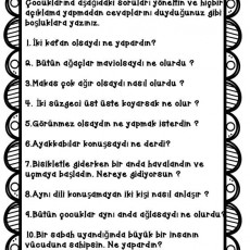 Çocukların Hayal Gücünü Geliştiren Yaratıcı Sorular