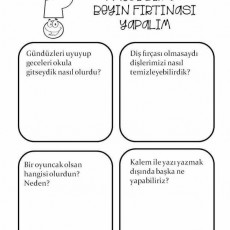 Haydi Biraz Beyin Fırtınası Yapıalım - Yaratıcı Düşünme Etkinliği