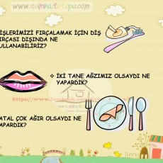 Çocuklar İçin Ağız ve Diş Sağlığı Eğitim Materyali: Diş Fırçası Dışında Kullanılan Araçlar ve İkilemleri Öğrenme