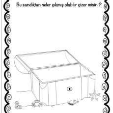 Deniz Temalı Yaratıcı Boyama Etkinliği: Hazine Sandığı