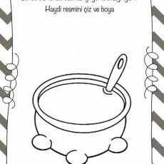 Tencere Boyama Etkinliği - Yaratıcı Yemek Tasarımı