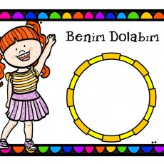 Benim Dolabım - Renkli Çizim ve Eğlenceli Aktiviteler için Eğitim Materyali