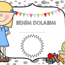 Eğitim Materyali: Benim Dolabım - Öğrenciler İçin Kendi Dolaplarını Tanıtmaya Yönelik Sayfa