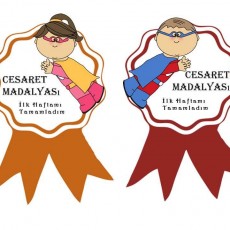 Cesaret Madalyası Sertifika Tasarımı