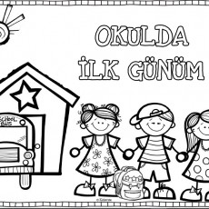 Okulda İlk Gün: Eğitici Etkinlik Sayfası