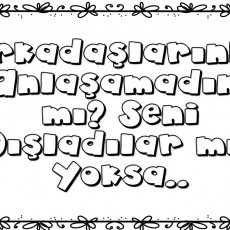 Arkadaşlarla Anlaşma Kurma - 3 (Üç)